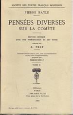 Pensees diverses sur la comete - in lingua francese