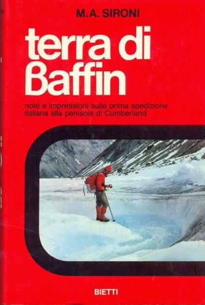Terra di Baffin - M.A. Sironi - copertina