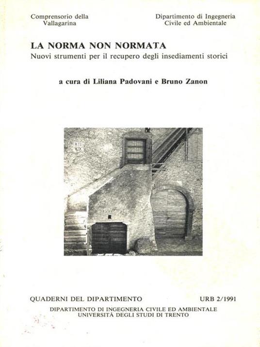 La norma non normata - Torquato Padovani - copertina