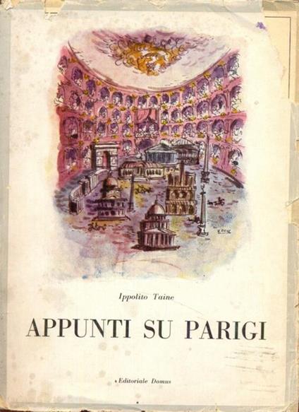 Appunti su Parigi - Hippolyte Taine - copertina