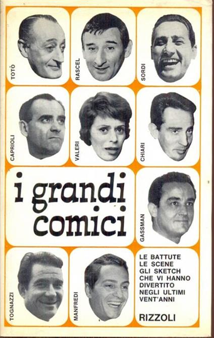 I grandi comici - Alberto Bevilacqua - copertina