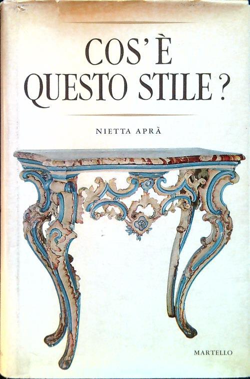 Cos'è questo stile?