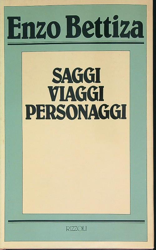 Saggi viaggi personaggi