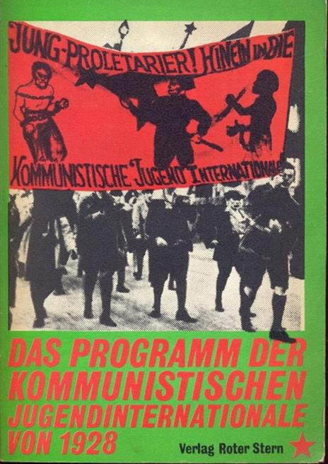 Das programm der kommunistischen jugendinternationale von 1928. in lingua tedesca - copertina