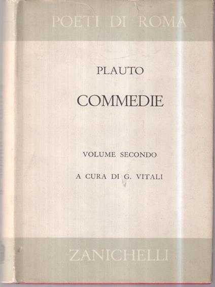 Commedie - T. Maccio Plauto - copertina