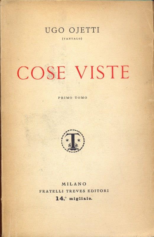 Cose viste primo tomo