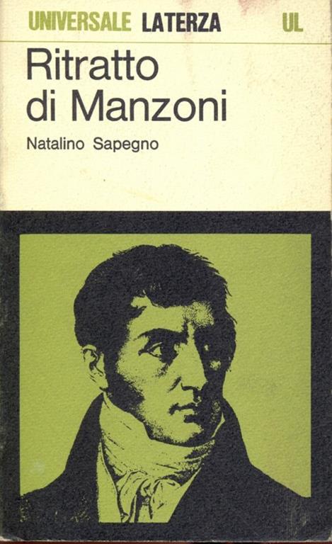 Ritratto di Manzoni - Natalino Sapegno - copertina