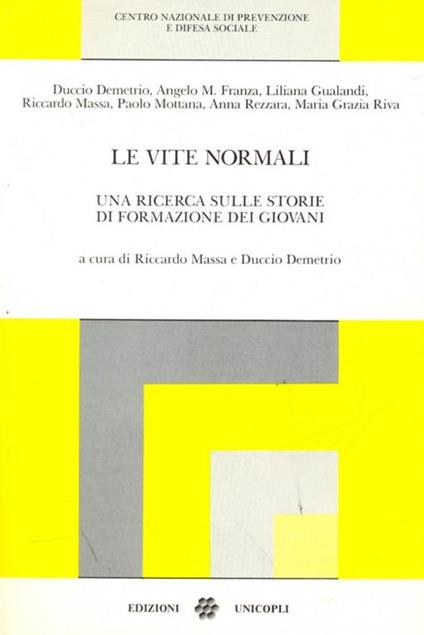 Le vite sociali - copertina