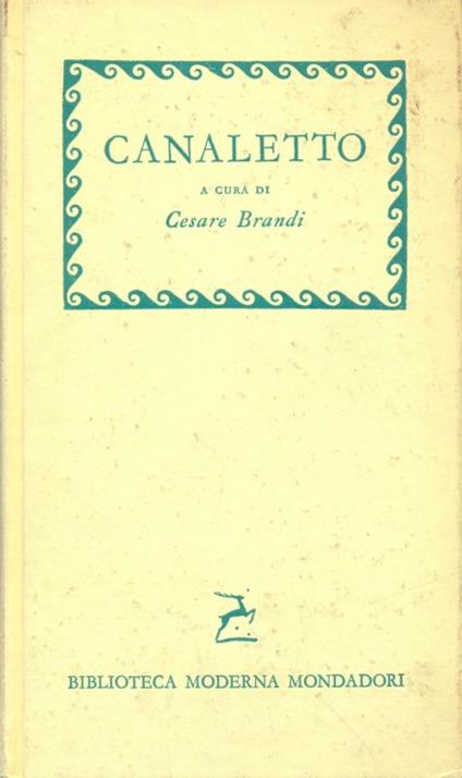 Canaletto - Cesare Brandi - copertina