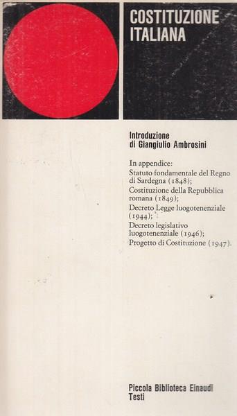 Costituzione italiana