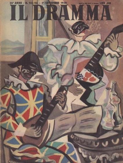 Il dramma n. 115/116 1°settembre 1950 Federigo / Le roi est mort - copertina