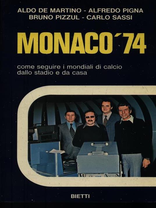 Monaco '74 - copertina