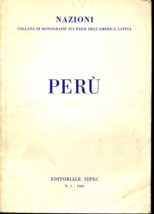 Perù - copertina