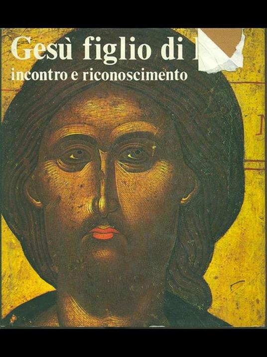 Gesù figlio di Dio incontro ericonoscimento - copertina