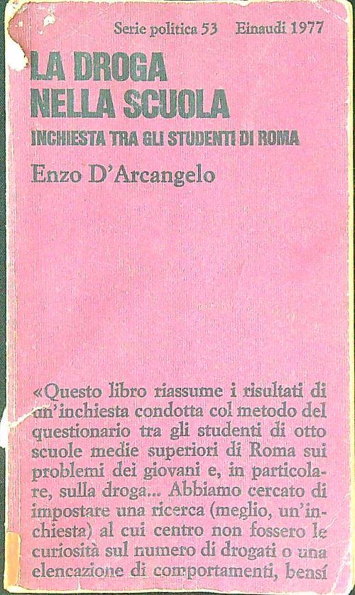 La droga nella scuola