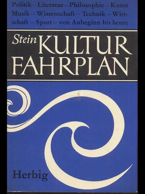 Stein kultur fahplan - copertina