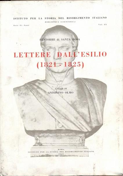 Lettere dall'esilio (1821-1825) - Annibale di Santarosa Santorre - copertina
