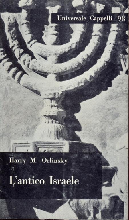 L' antico Israele - H.M. Orlinsky - copertina