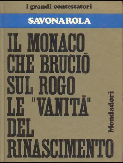 Savonarola - Maria Luisa Rizzatti - copertina