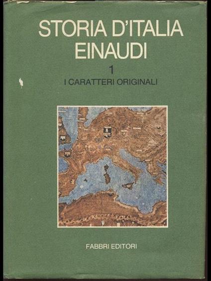 I caratteri Originali Volume primo - copertina