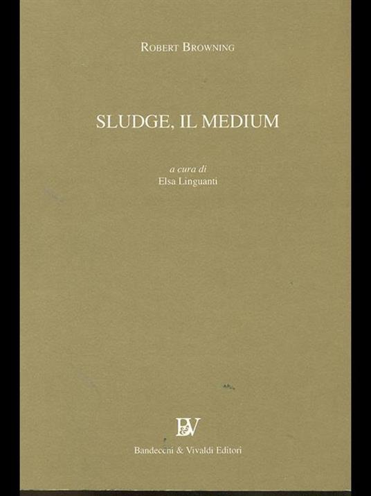 Sludge il medium - Robert Browning - copertina