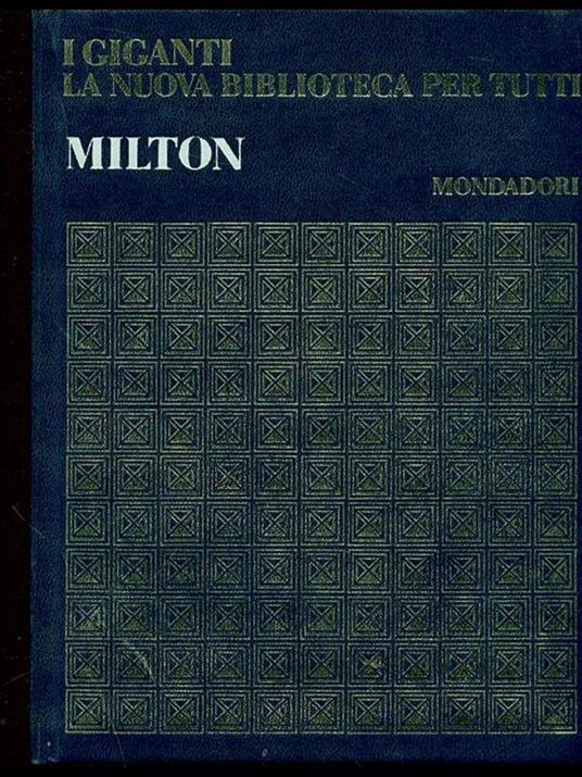 Milton - copertina