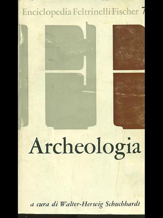 Archeologia - Walter-Herwig Schuchhardt - copertina