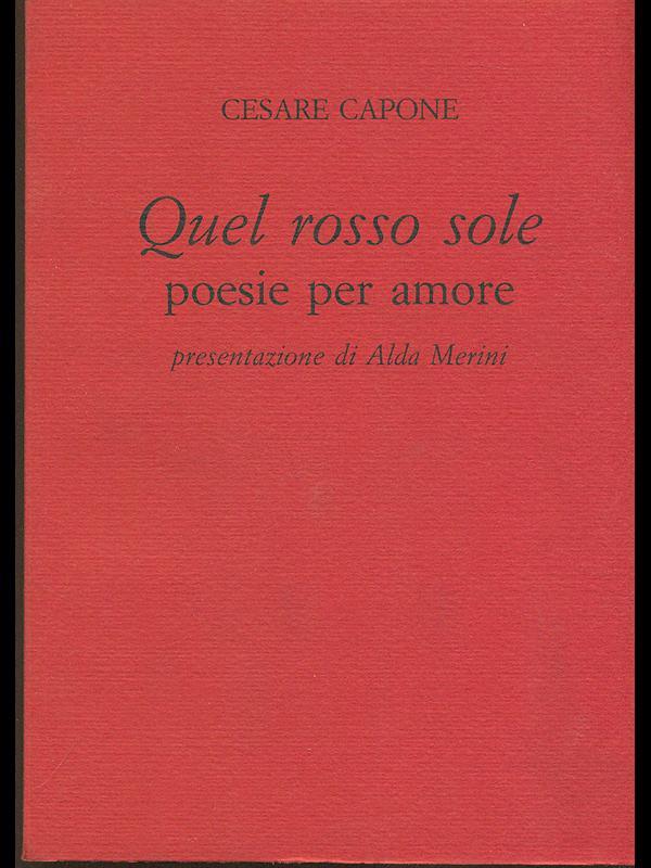 Quel sole rosso