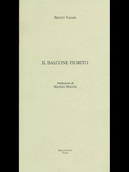Il balcone fiorito - Bruno Vasari - copertina