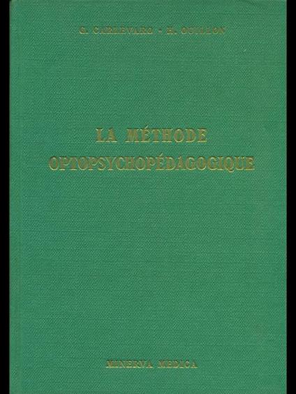 La methode optopsychopedagogique - copertina