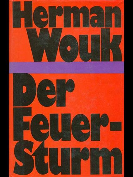 Der feuer-sturm - Herman Wouk - copertina