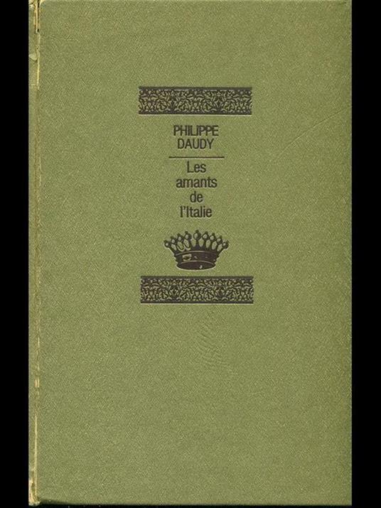 Les amants de l'Italie - Philippe Daudy - copertina