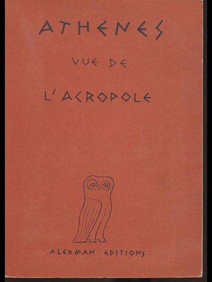 Athenes vue de l'Acropole - copertina