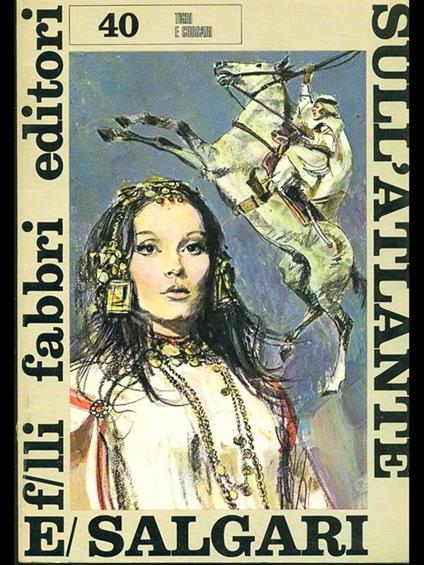 Sull'atlante - Emilio Salgari - copertina