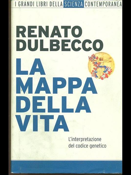 La mappa della vita - Renato Dulbecco - copertina