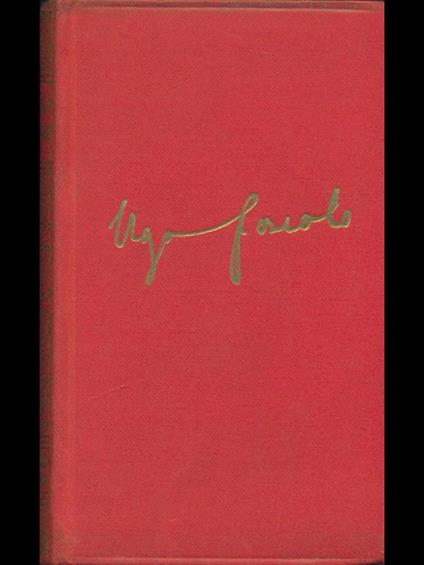 Liriche ed epigrammi - Ugo Foscolo - copertina