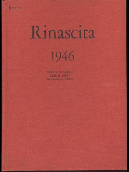 Rinascita 1946 - copertina
