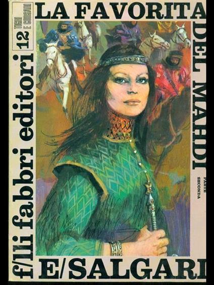 La favorita del Mahdi parte 2 - Emilio Salgari - copertina