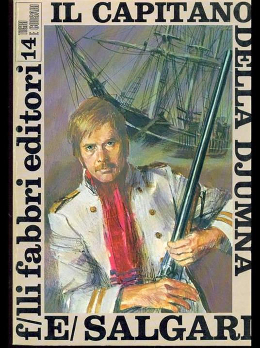 Il capitano della Djumna - Emilio Salgari - copertina