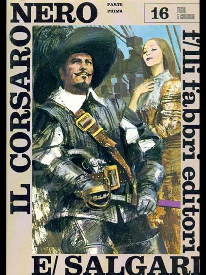 Il corsaro nero parte 1 - Emilio Salgari - copertina