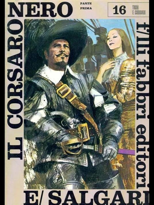 Il corsaro nero parte 1 - Emilio Salgari - copertina