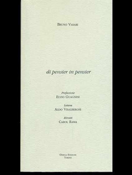Di pensier in pensier - Bruno Vasari - copertina