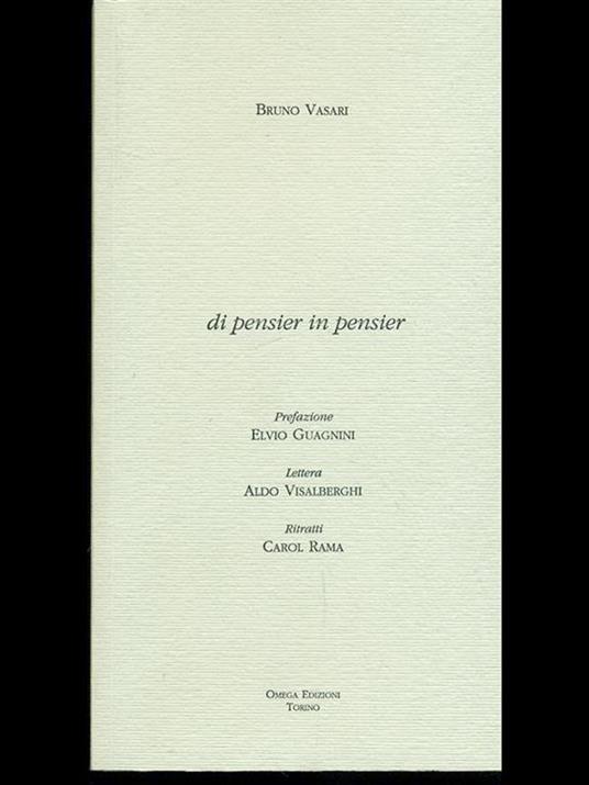 Di pensier in pensier - Bruno Vasari - copertina