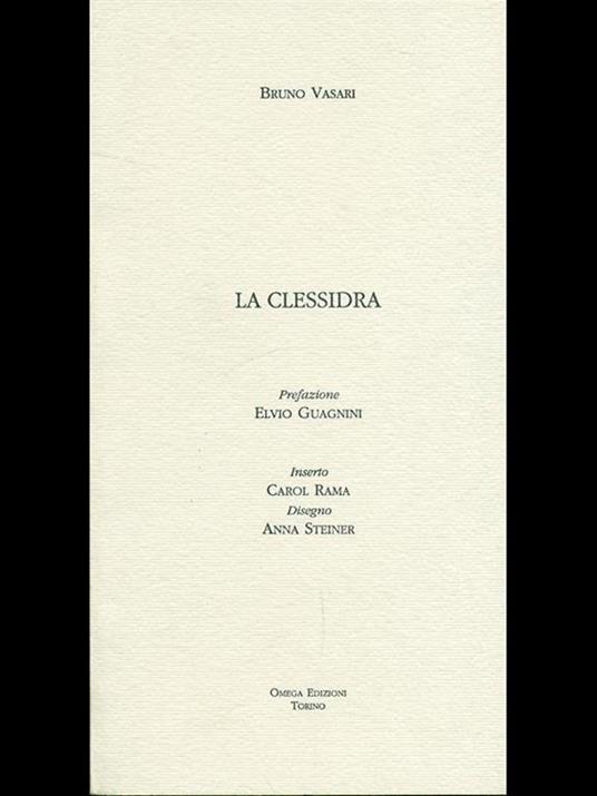 La clessidra - Bruno Vasari - copertina