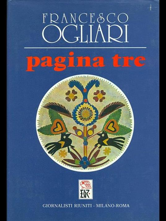 Pagina tre - Francesco Ogliari - copertina