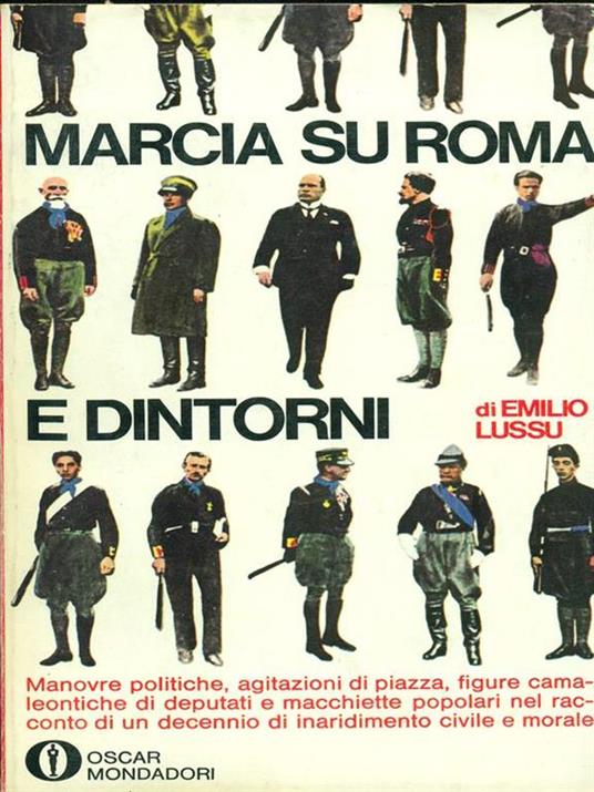 Marcia su Roma e dintorni - Emilio Lussu - copertina