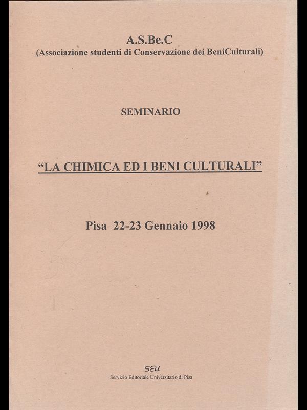 La chimica ed i beni culturali