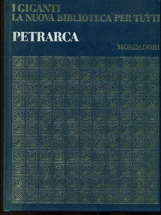 Petrarca - copertina