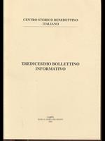 Tredicesimo Bollettino Informativo