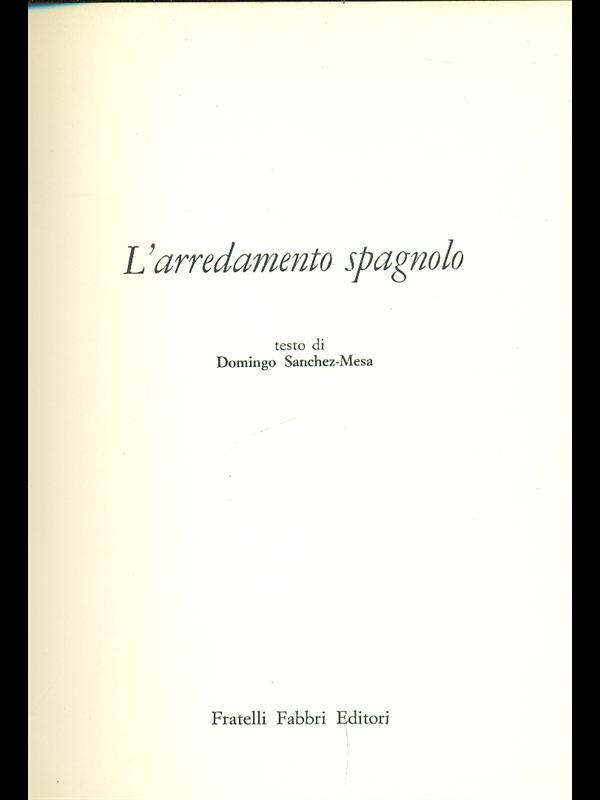 L' arredamento spagnolo